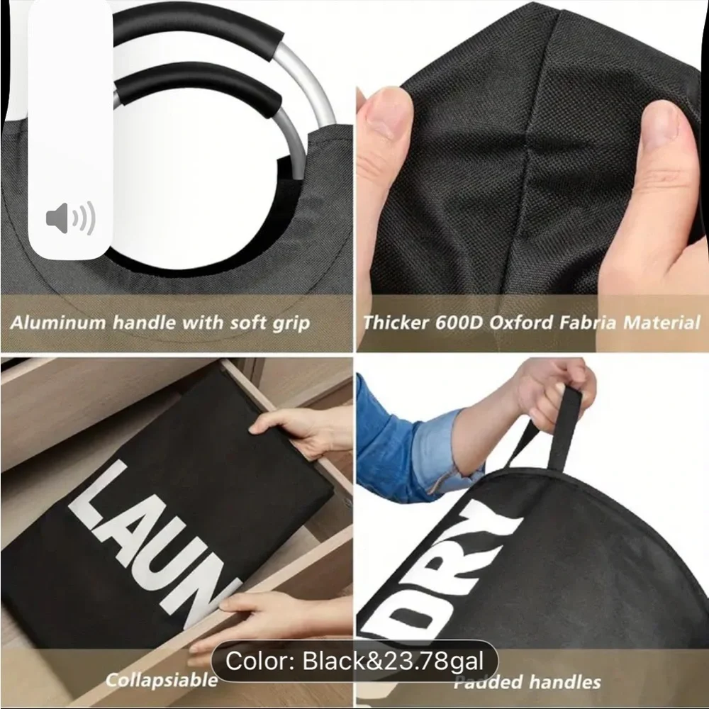 Laundry Hamper with Handles